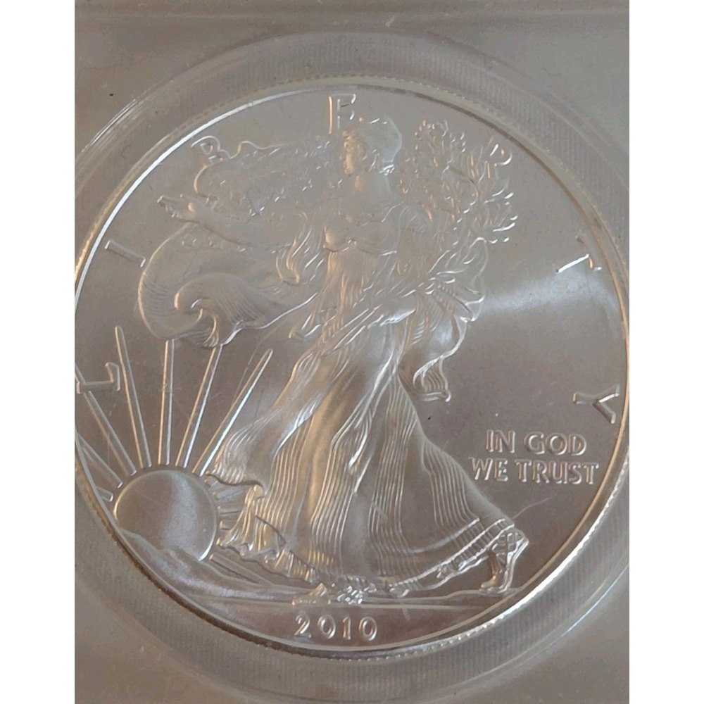 2010 American Silver Eagle Dollar 1 oz Silver ANACS MS70 Perfect Grade - Picture 2 of 6